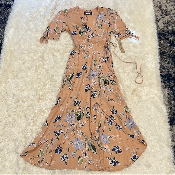 NWT Reformation Royce Wrap Midi Dress - Size Small - Picture 4 of 8